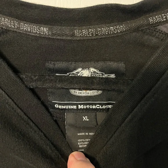 Harley-Davidson Black and Gray Sweatshirt. Size XL - Picture 2 of 5